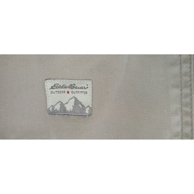 Eddie Bauer Mens Tan Cargo Pants Cotton Casual Outdoor Size XL - Thumbnail 13