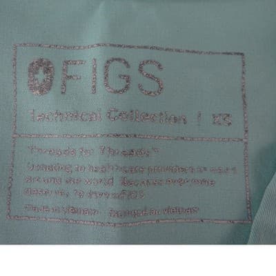 FIGS Technical Collection Women XS V-Neck Scrub Top Seafoam Green Short Sleeve - Thumbnail 2