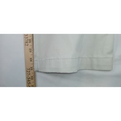 Eddie Bauer Mens Khakis Relaxed Fit Pleated Front Wrinkle Resistant Pants 38x32 - Thumbnail 7