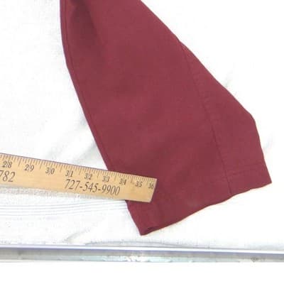 FIGS Technical Collection Burgundy Cargo Scrub Pants Women XS Straight Leg - Thumbnail 5
