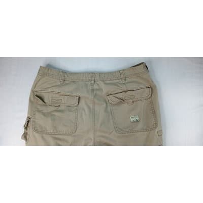 Eddie Bauer Mens Tan Cargo Pants Cotton Casual Outdoor Size XL - Thumbnail 12