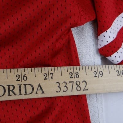 Mitchell & Ness Ronnie Lott San Francisco 49ers 1989 Throwback Jersey Red Men 56 - Thumbnail 10