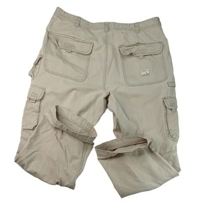 Eddie Bauer Mens Tan Cargo Pants Cotton Casual Outdoor Size XL - Thumbnail 10