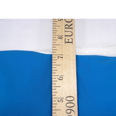 Womens Blue Ruched Bandeau Bikini Set High Cut Cheeky Swimsuit Size M - Thumbnail 6