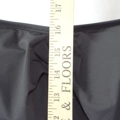 Tommy Bahama Mens Black Strapless Tankini Top Bandeau Tie Front Large - Thumbnail 5
