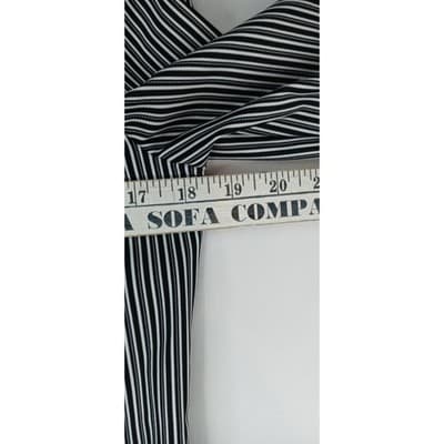 Mile Gabrielle Striped Shirt Dress Button Down Roll Sleeves Midi Womens Sz Small - Thumbnail 5