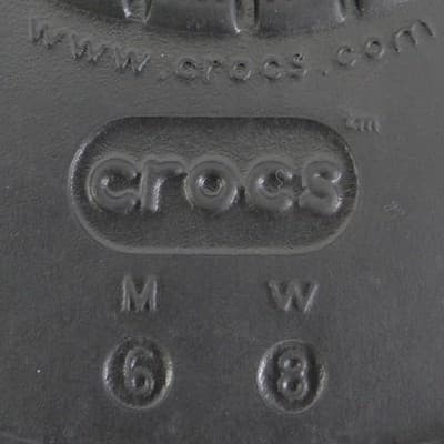 Crocs Crocband Platform Flip Sandals Black White Womens 8 Mens 6 Thong Flatform - Thumbnail 3