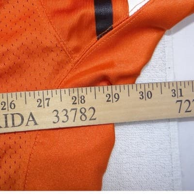 RARE Oklahoma State Barry Sanders 21 Throwback Football Jersey Orange XL 1986-88 - Thumbnail 7