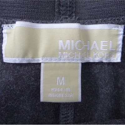 Michael Michael Kors Womens Charcoal Gray Seam Detail Knit Leggings Size M - Thumbnail 2