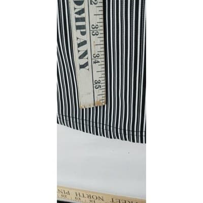 Mile Gabrielle Striped Shirt Dress Button Down Roll Sleeves Midi Womens Sz Small - Thumbnail 6