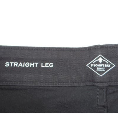 NWT-St Johns Bay Secretly Slender Straight Leg Black 16P Short Tummy Control - Thumbnail 3