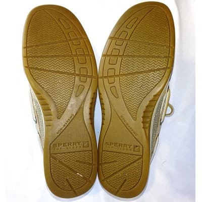 Sperry Top-Sider Womens Tan Leather Mesh Boat Shoes Loafers Size 7M - Thumbnail 7