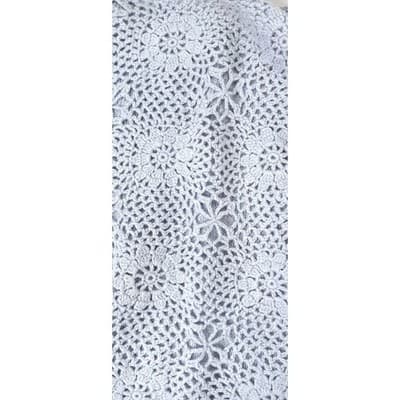 Jeanology Collection Womens Blue Crochet Floral Tank Top Size M - Thumbnail 3