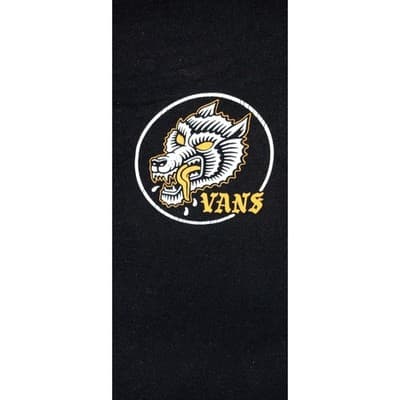 Vans Men's Black Wolf Graphic T-Shirt Size Large - Thumbnail 3