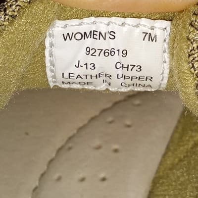 Sperry Top-Sider Womens Tan Leather Mesh Boat Shoes Loafers Size 7M - Thumbnail 3