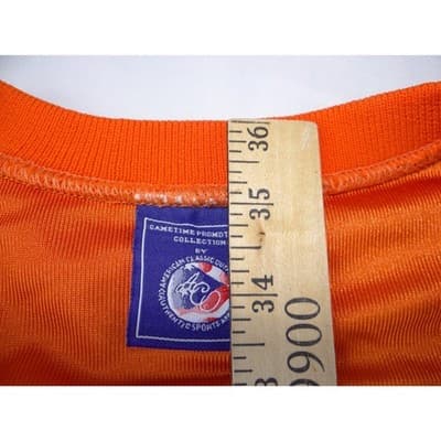 RARE Oklahoma State Barry Sanders 21 Throwback Football Jersey Orange XL 1986-88 - Thumbnail 8
