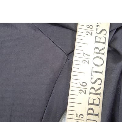 Vintage Vanity Fair Black Nylon Tricot Pajama Pants Made in USA Size 34 -Small - Thumbnail 5
