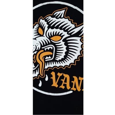 Vans Men's Black Wolf Graphic T-Shirt Size Large - Thumbnail 6