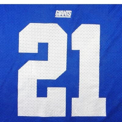 New York Giants Tiki Barber 21 Jersey VTG Mens XL Blue Mesh Football Reebok NFL - Thumbnail 6