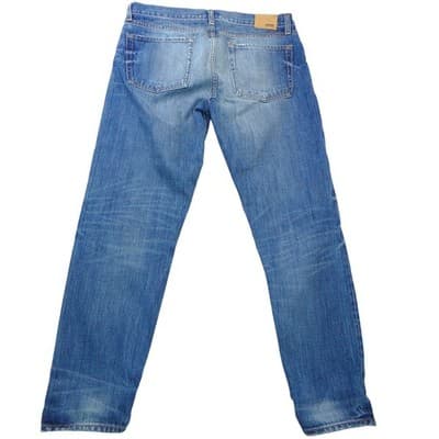 Lucky Brand Legend Women's Blue Straight Leg Jeans Medium Wash Made in USA 34x27 - Thumbnail 3