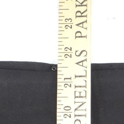 Liz Claiborne Womens Black Stretch Pencil Skirt Size 6 Lined Back Vent Career - Thumbnail 5