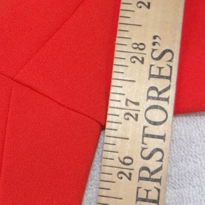 SOHO Apparel Ltd Womens Red Slim Leg Stretch Dress Pants Size S - Thumbnail 6