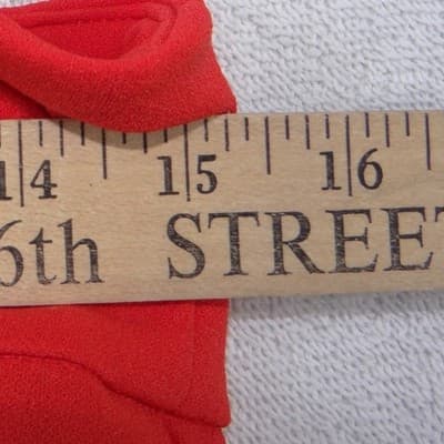 SOHO Apparel Ltd Womens Red Slim Leg Stretch Dress Pants Size S - Thumbnail 4