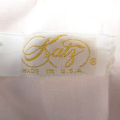Katz Vintage Pink Lace Trim Nightgown Sleeveless Square Neck USA Made Large - Thumbnail 3