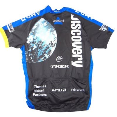 Giordana Discovery Channel Pro Cycling Jersey Trek AMD Full Zip Mens XL - Thumbnail 4