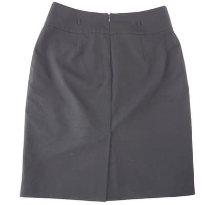 Liz Claiborne Womens Black Stretch Pencil Skirt Size 6 Lined Back Vent Career - Thumbnail 3