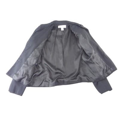Jones New York Womens Black Button Front Tailored Blazer Jacket Size 10 - Thumbnail 2