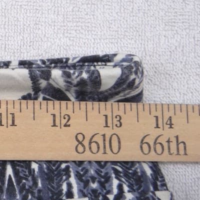 American Eagle Outfitters Blue White Geometric Tribal Print Mini Skirt Womens M - Thumbnail 4