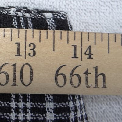 Christy Girl Dori Adler Vintage Black White Plaid Pencil Skirt High Waist - Thumbnail 4