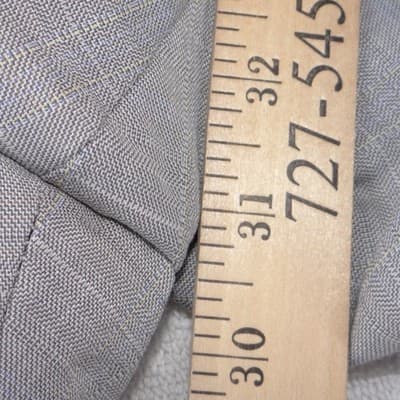 Evan-Picone Grey Plaid Dress Pants Womens 18 Straight Leg Professional Workwear - Thumbnail 4