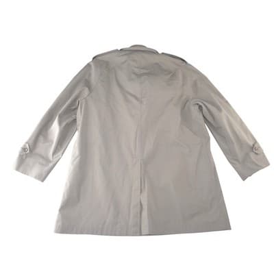 London Fog Mens Vintage Trench Coat Tan Khaki Mac Jacket 42 Short - Thumbnail 4