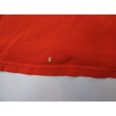 Vintage Orange T Shirt Shook Hardy & Bacon "One Person Can Make A Difference" XL - Thumbnail 6