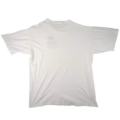 White Embroidered T Shirt Funny Quote I Shop Therefore I Am Broke Graphic Tee - Thumbnail 4