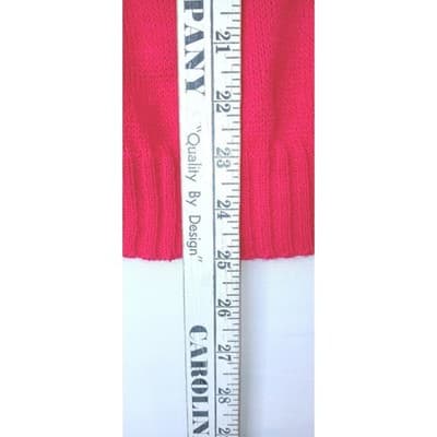 Vintage Justin Allen Women's Bright Pink Over-Sized Knit Sweater Made in USA - Thumbnail 7