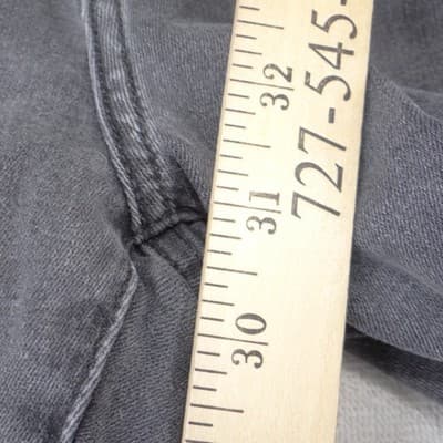 Express Mens Hyper Stretch Slim Skinny Jeans Grey Faded Wash - Thumbnail 6