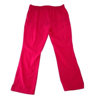 Skechers by Barco Womens XL Pink Straight Leg Cargo Scrub Pants - Thumbnail 3