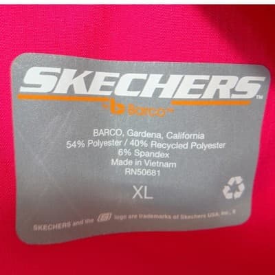 Skechers by Barco Womens XL Pink Straight Leg Cargo Scrub Pants - Thumbnail 2