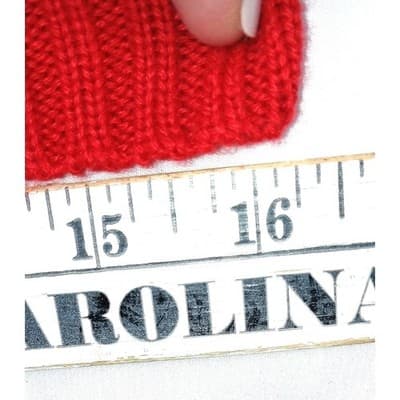 Vintage Barry & Me Red Knit Cropped Short Sleeve Sweater Women USA Made - Thumbnail 11