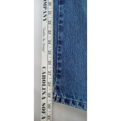 Vintage UnionBay Blue Denim Jeans Junior Size 1 Wide-Leg Straight-Leg Denim Pant - Thumbnail 11