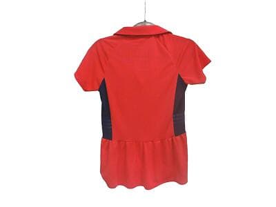 Adidas Climachill Women's Polo Shirt - Dark Pink/Navy XS - Thumbnail 3