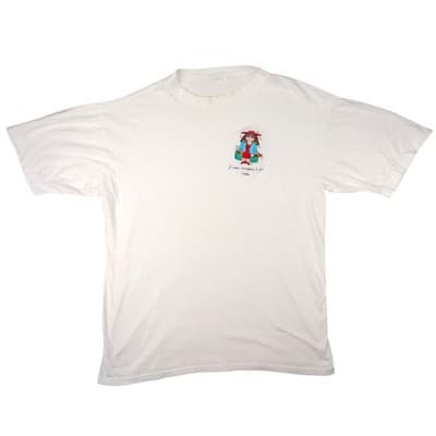 White Embroidered T Shirt Funny Quote I Shop Therefore I Am Broke Graphic Tee