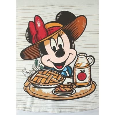 Vintage Disney Over-Sized Long Sleeve TShirt Minnie Mouse Sweet As Pie Womens L - Thumbnail 9