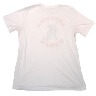 Bella Canvas American Woman Statue of Liberty Graphic Tee White Large - Thumbnail 4
