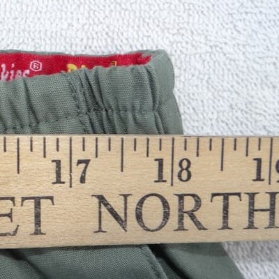 Dickies Womens Olive Green Elastic Waist Cargo Scrub Pants 2XL Plus Size - Thumbnail 5