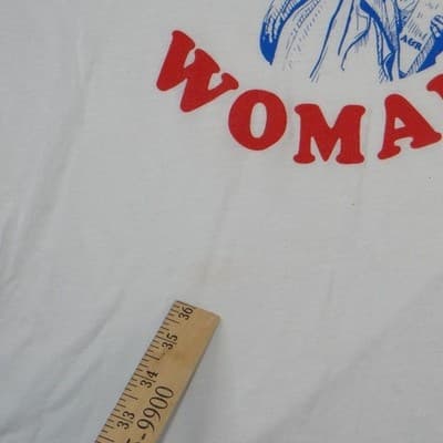 Bella Canvas American Woman Statue of Liberty Graphic Tee White Large - Thumbnail 6