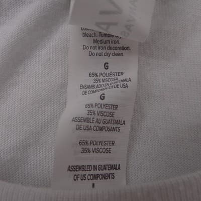 Bella Canvas American Woman Statue of Liberty Graphic Tee White Large - Thumbnail 3